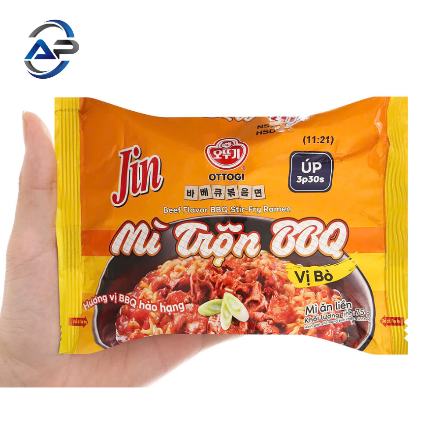 Mì Trộn BBQ Vị Bò 75g * 30 Gói/Thùng - Hình ảnh 3