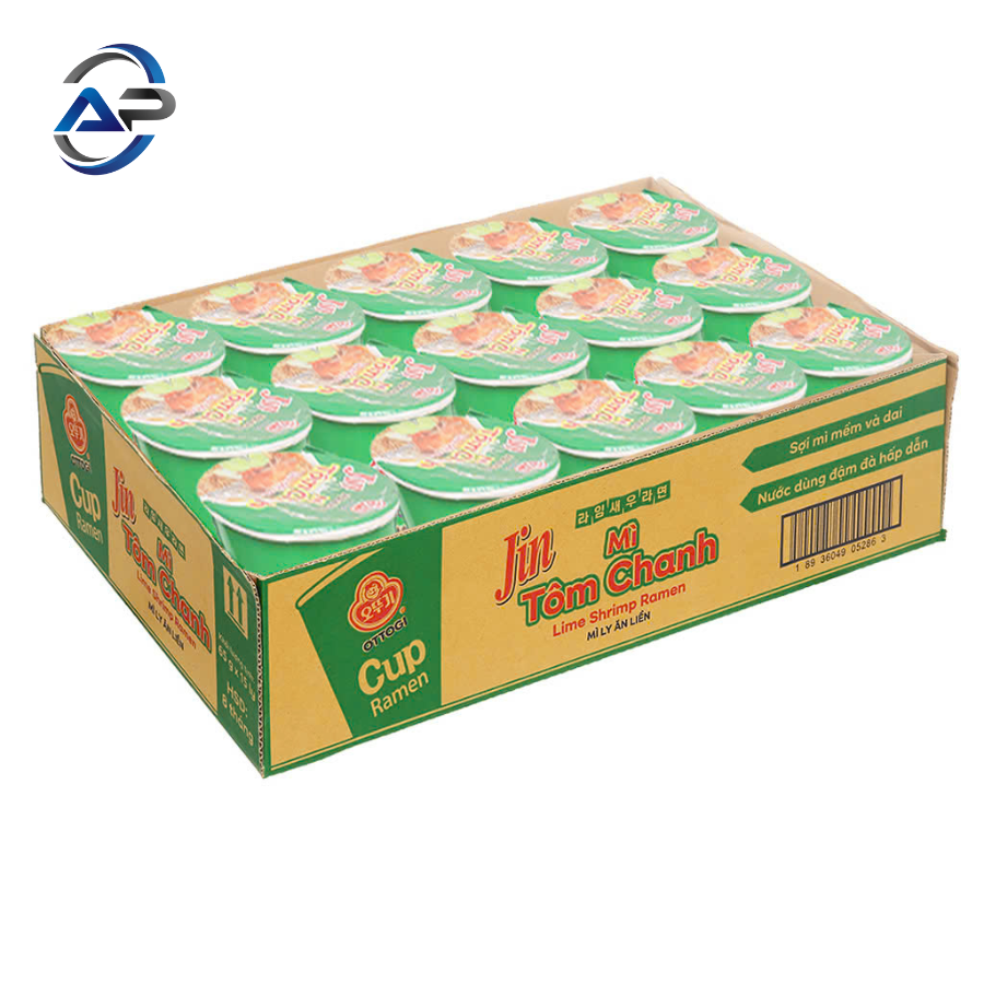 Mì Jin Ly Tôm Chanh 65g * 15 Ly/Thùng - Hình ảnh 4