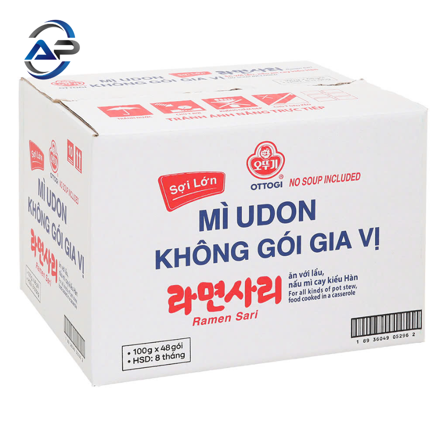 Mì Udon Không Gói Gia Vị 100g * 48 Gói/Thùng - Hình ảnh 3